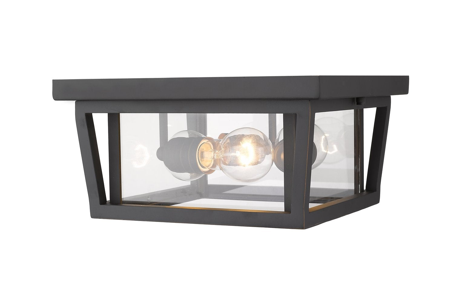 Z-LITE, SEOUL OUTDOOR FLUSH MOUNT, OUTDOOR CEILING LIGHT
