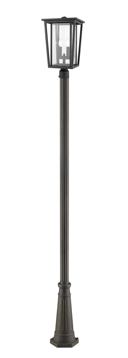 Z-LITE SEOUL OUTDOOR POST MOUNTED FIXTURE | 571PHBR-519P-ORB - Post