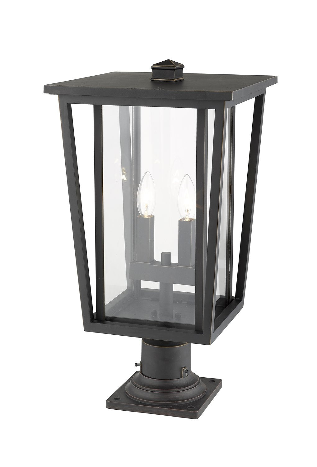Z-LITE SEOUL OUTDOOR PIER MOUNTED FIXTURE | 571PHBR-533PM-ORB - Post