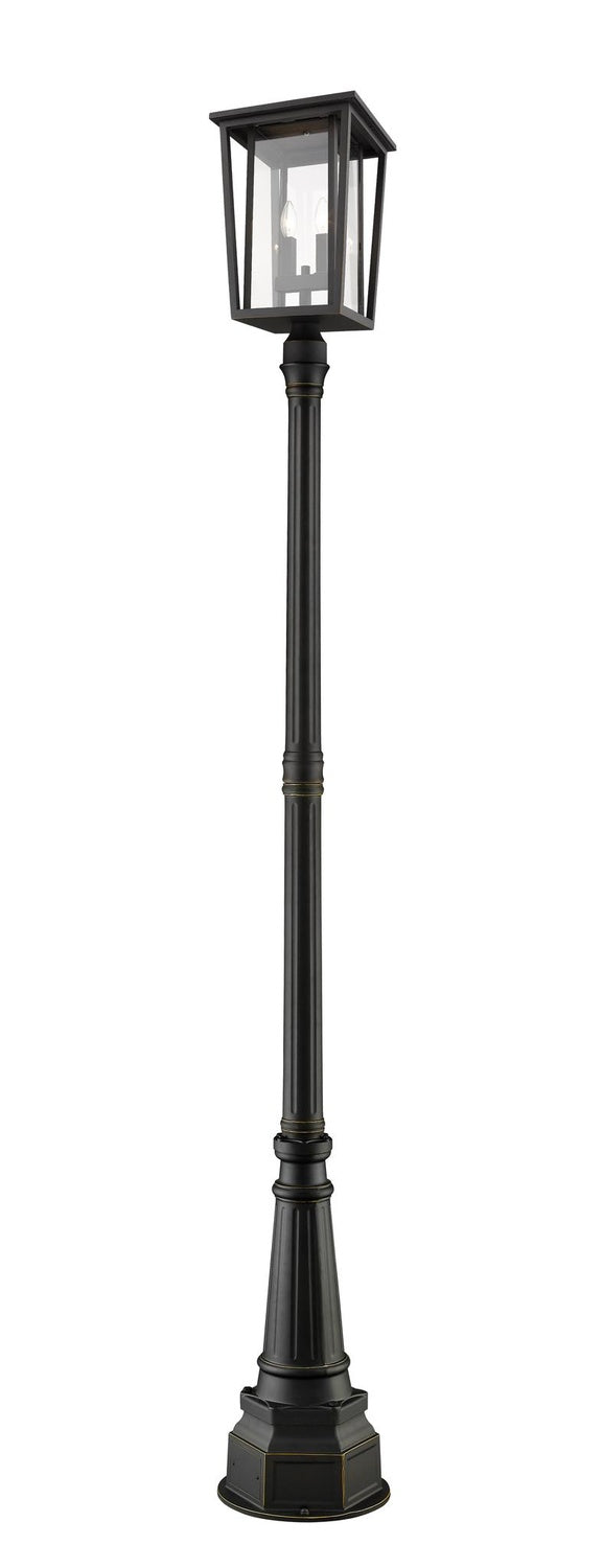 Z-LITE SEOUL OUTDOOR POST MOUNTED FIXTURE | 571PHBR-564P-ORB - Post
