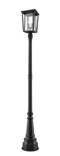 Z-LITE SEOUL OUTDOOR POST MOUNTED FIXTURE | 571PHBR-564P-ORB - Post