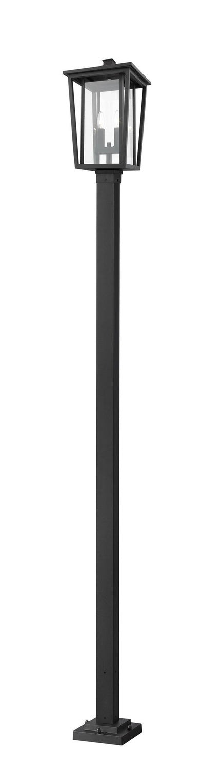 Z-LITE SEOUL OUTDOOR POST MOUNTED FIXTURE | 571PHBS-536P-BK - Post