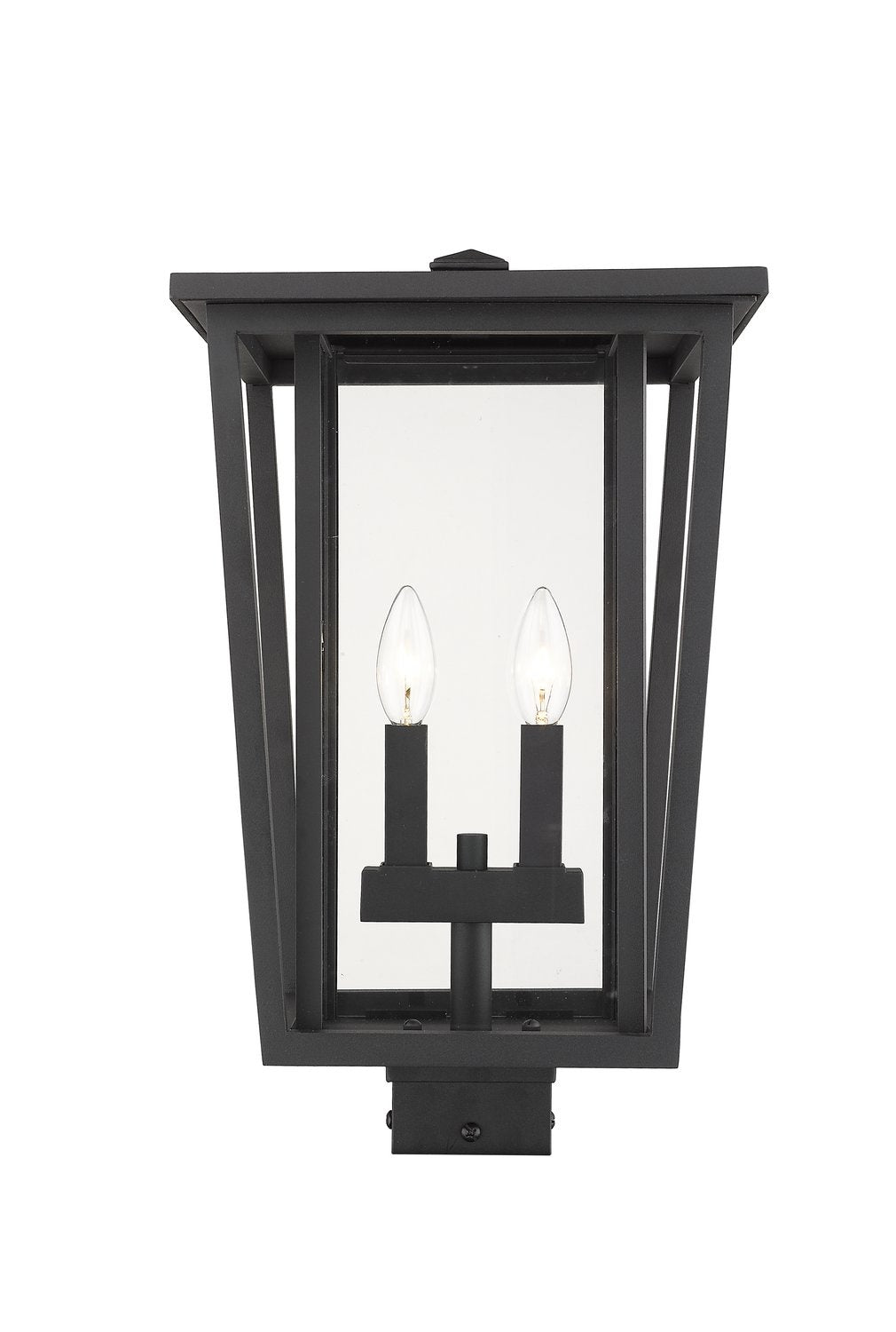 Z-LITE SEOUL OUTDOOR POST MOUNT FIXTURE | 571PHBS-BK - Post