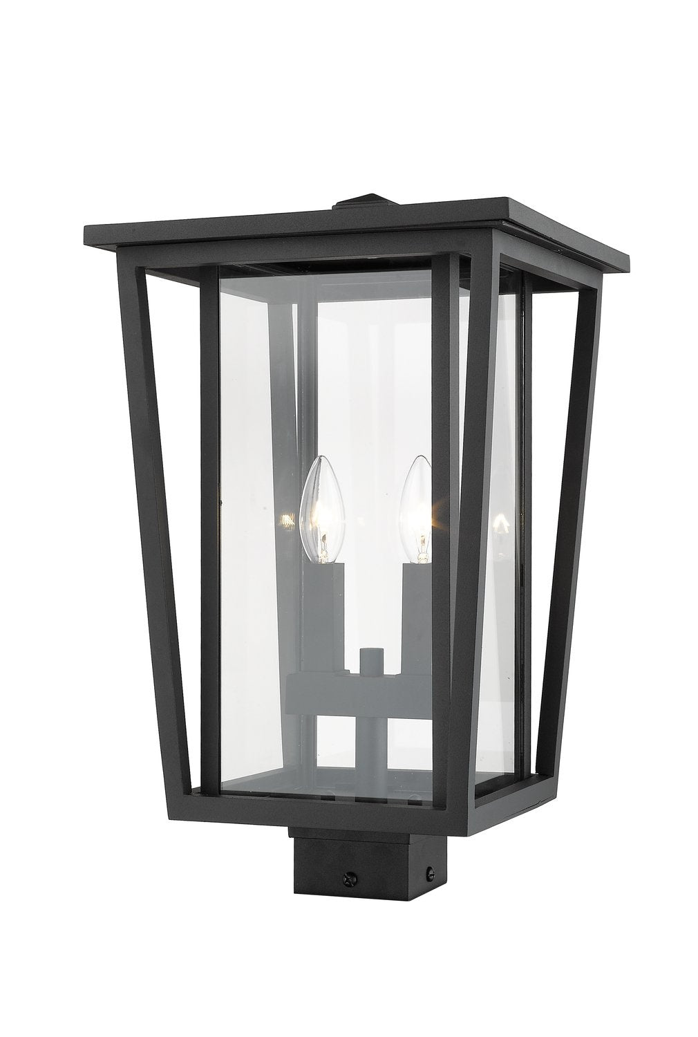 Z-LITE SEOUL OUTDOOR POST MOUNT FIXTURE | 571PHBS-BK - Post