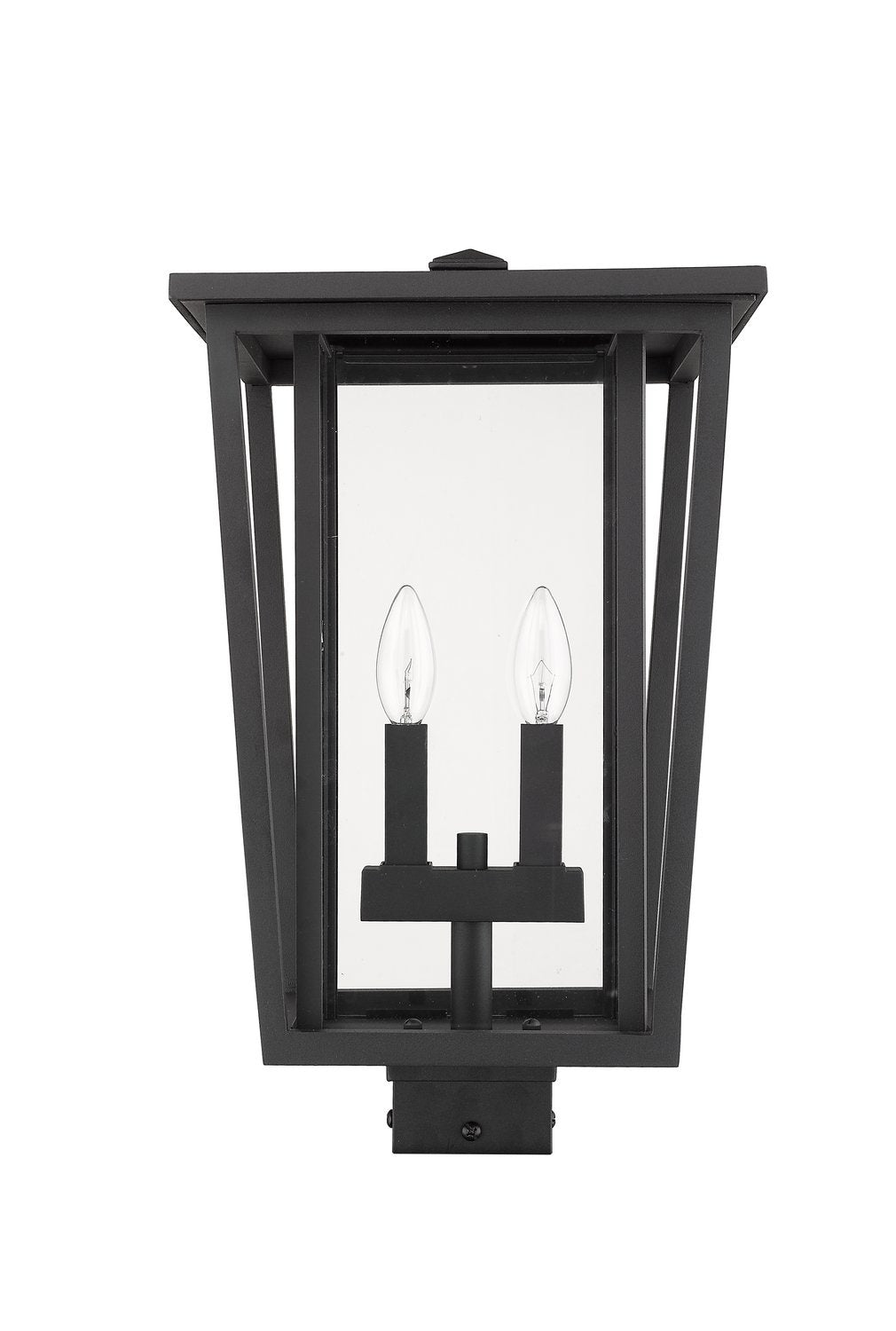 Z-LITE SEOUL OUTDOOR POST MOUNT FIXTURE | 571PHBS-BK - Post