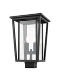 Z-LITE SEOUL OUTDOOR POST MOUNT FIXTURE | 571PHBS-BK - Post