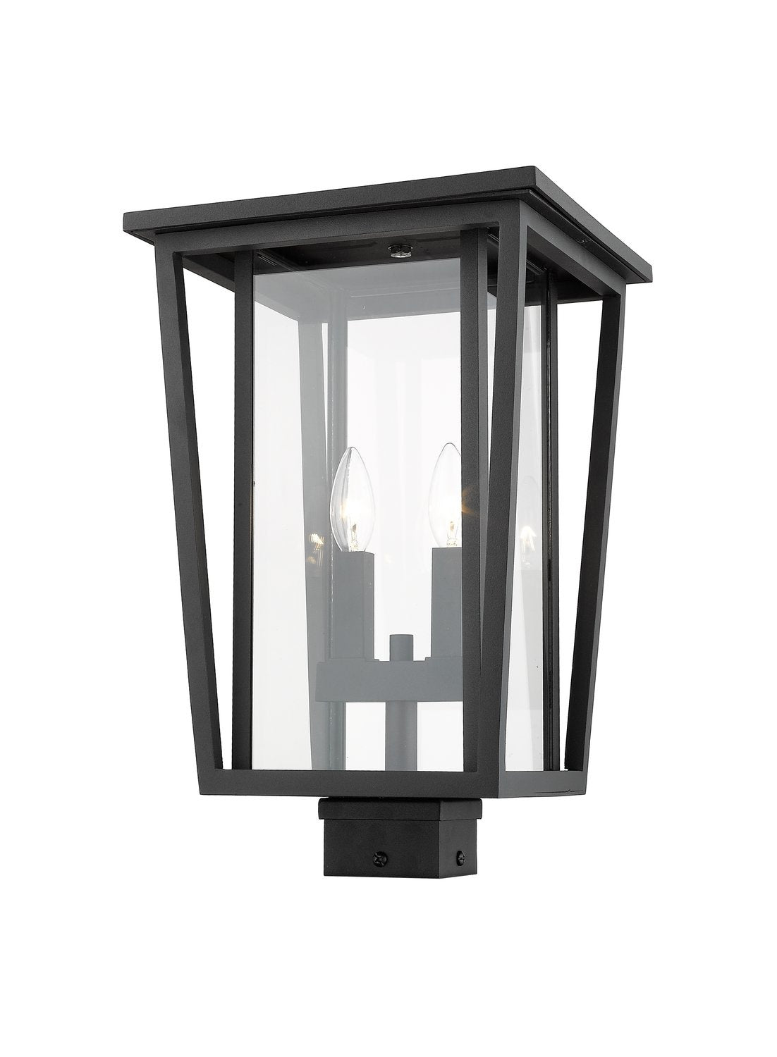 Z-LITE SEOUL OUTDOOR POST MOUNT FIXTURE | 571PHBS-BK - Post