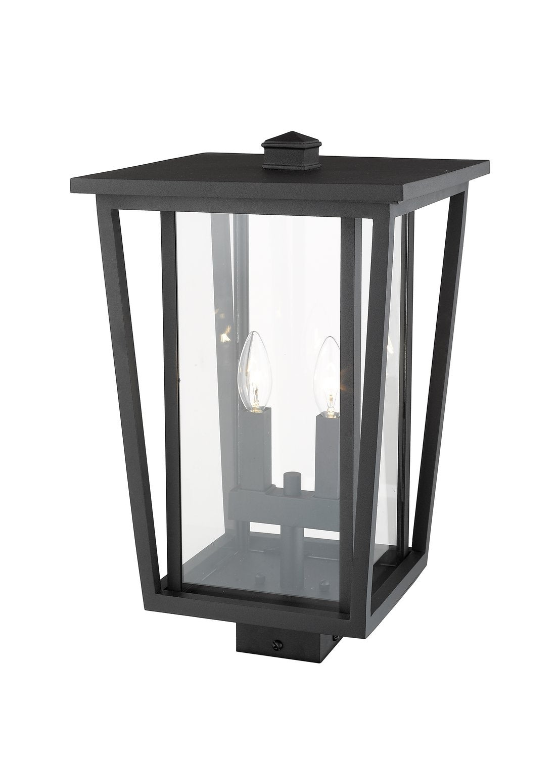 Z-LITE SEOUL OUTDOOR POST MOUNT FIXTURE | 571PHBS-BK - Post