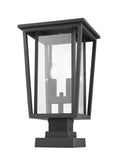 Z-LITE SEOUL OUTDOOR PIER MOUNTED FIXTURE | 571PHBS-SQPM-ORB - Post