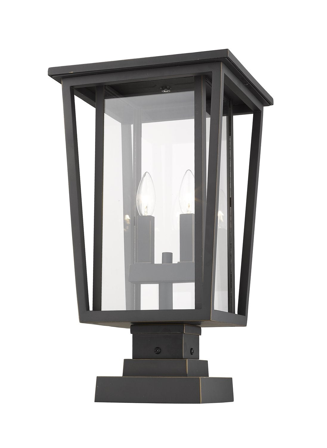 Z-LITE SEOUL OUTDOOR PIER MOUNTED FIXTURE | 571PHBS-SQPM-ORB