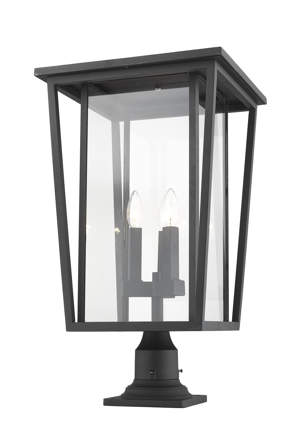 Z-LITE SEOUL OUTDOOR PIER MOUNTED FIXTURE | 571PHXLR-533PM-BK