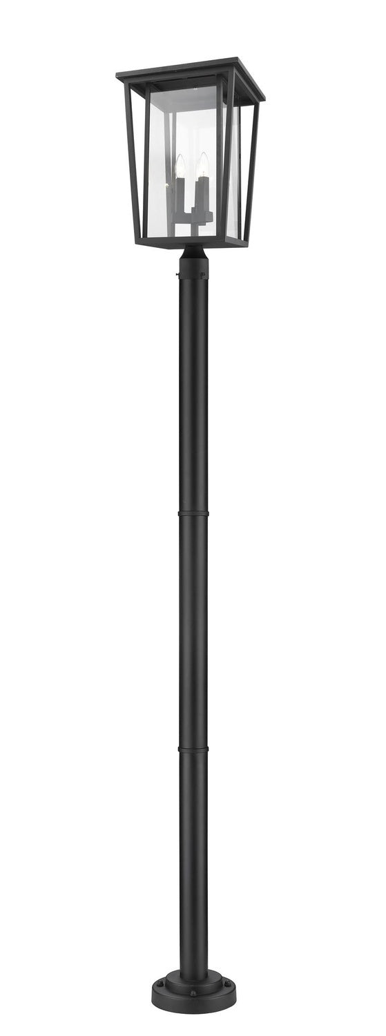 Z-LITE SEOUL OUTDOOR POST MOUNTED FIXTURE | 571PHXLR-567P-BK - Post