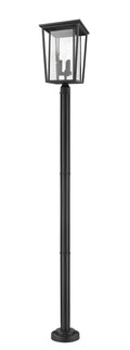 Z-LITE SEOUL OUTDOOR POST MOUNTED FIXTURE | 571PHXLR-567P-BK - Post