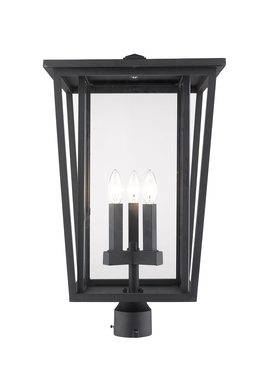 Z-LITE SEOUL OUTDOOR POST MOUNT FIXTURE | 571PHXLR-BK - Post
