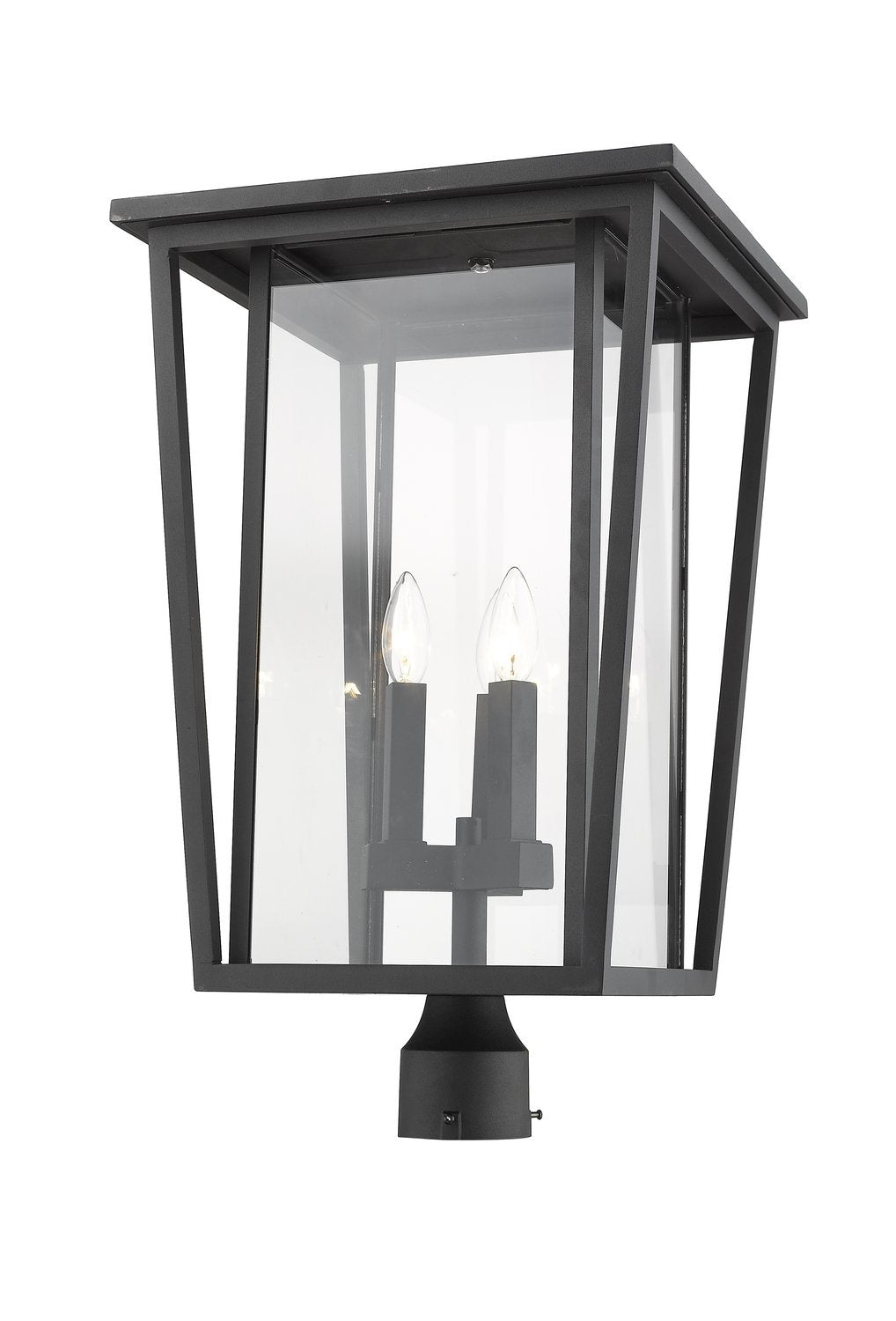 Z-LITE SEOUL OUTDOOR POST MOUNT FIXTURE | 571PHXLR-BK - Post