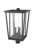 Z-LITE SEOUL OUTDOOR POST MOUNT FIXTURE | 571PHXLR-BK - Post