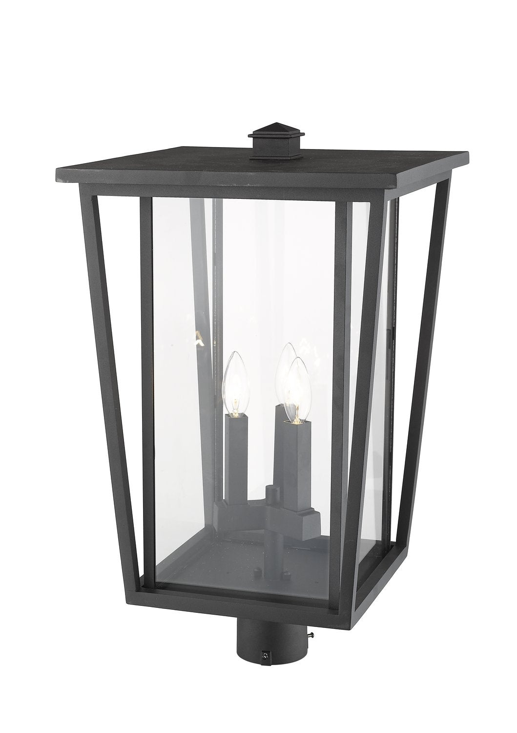 Z-LITE SEOUL OUTDOOR POST MOUNT FIXTURE | 571PHXLR-BK - Post