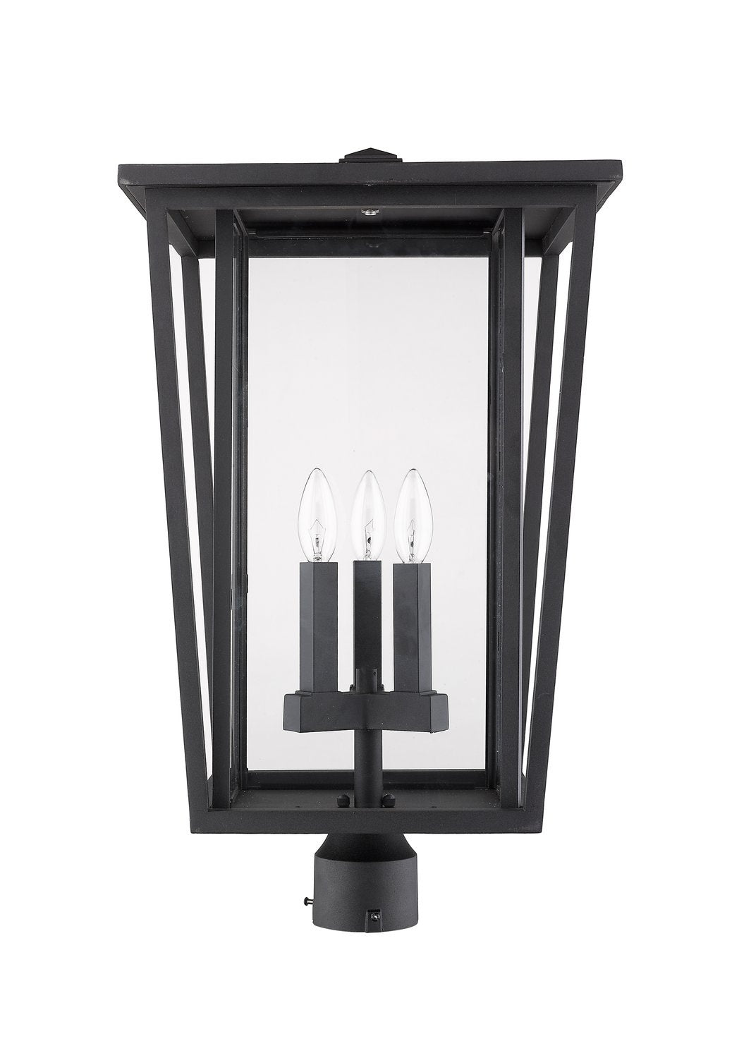 Z-LITE SEOUL OUTDOOR POST MOUNT FIXTURE | 571PHXLR-BK - Post