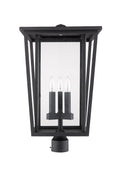 Z-LITE SEOUL OUTDOOR POST MOUNT FIXTURE | 571PHXLR-BK - Post