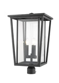 Z-LITE SEOUL OUTDOOR POST MOUNT FIXTURE | 571PHXLR-BK - Post