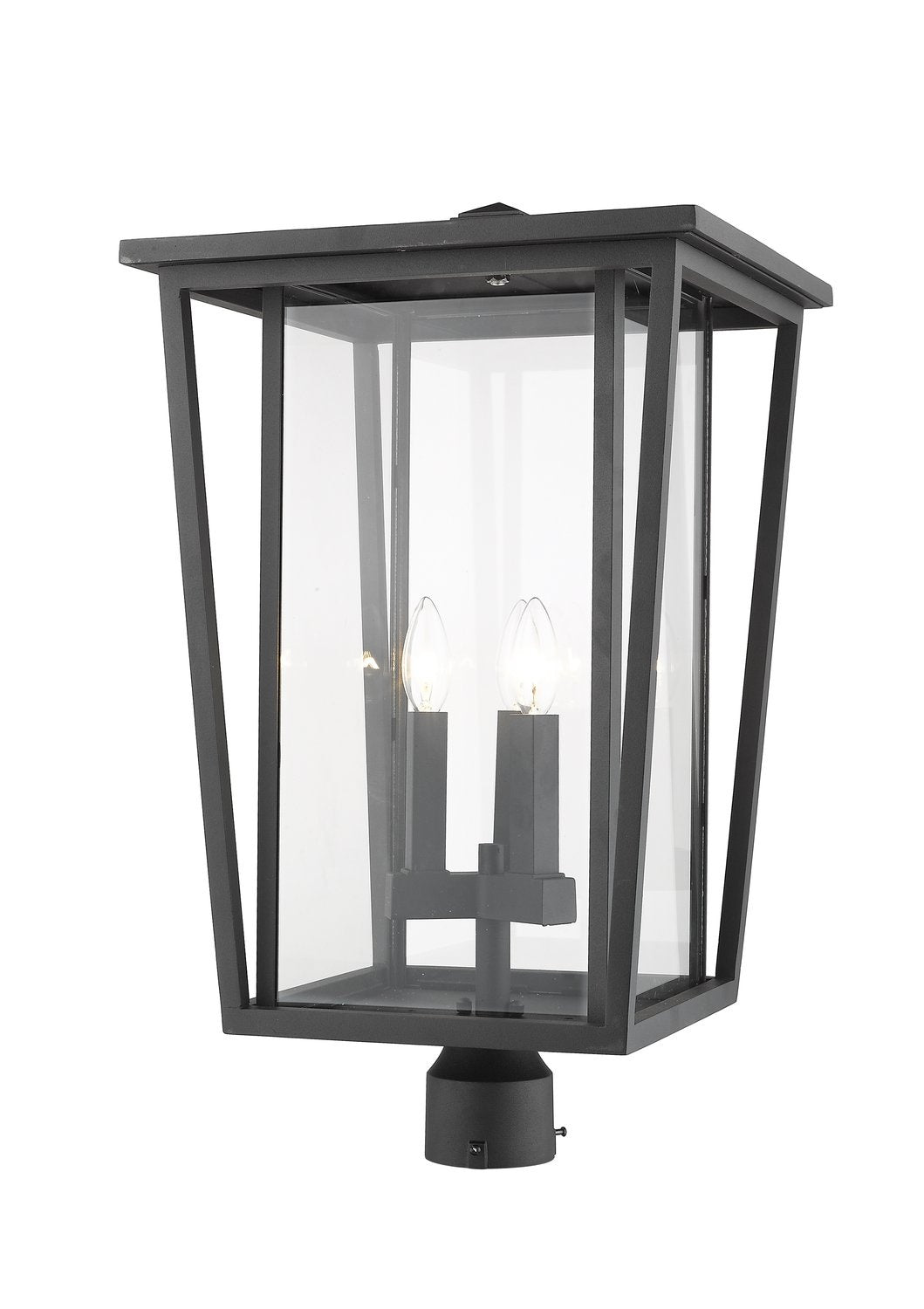 Z-LITE SEOUL OUTDOOR POST MOUNT FIXTURE | 571PHXLR-BK - Post