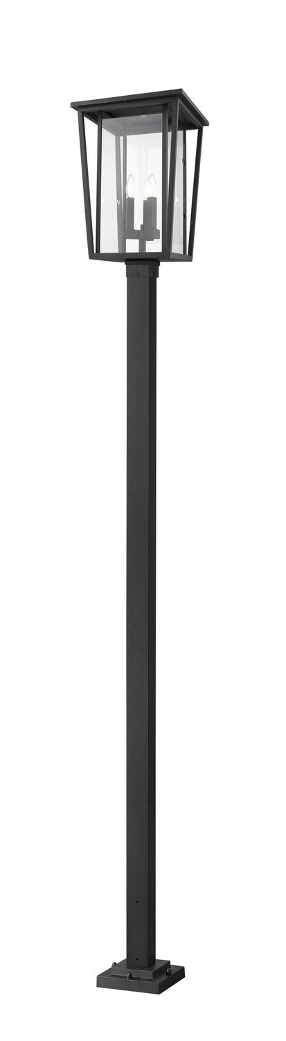 Z-LITE SEOUL OUTDOOR POST MOUNTED FIXTURE | 571PHXLS-536P-BK - Post
