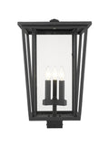 Z-LITE SEOUL OUTDOOR POST MOUNT FIXTURE | 571PHXLS-BK - Post