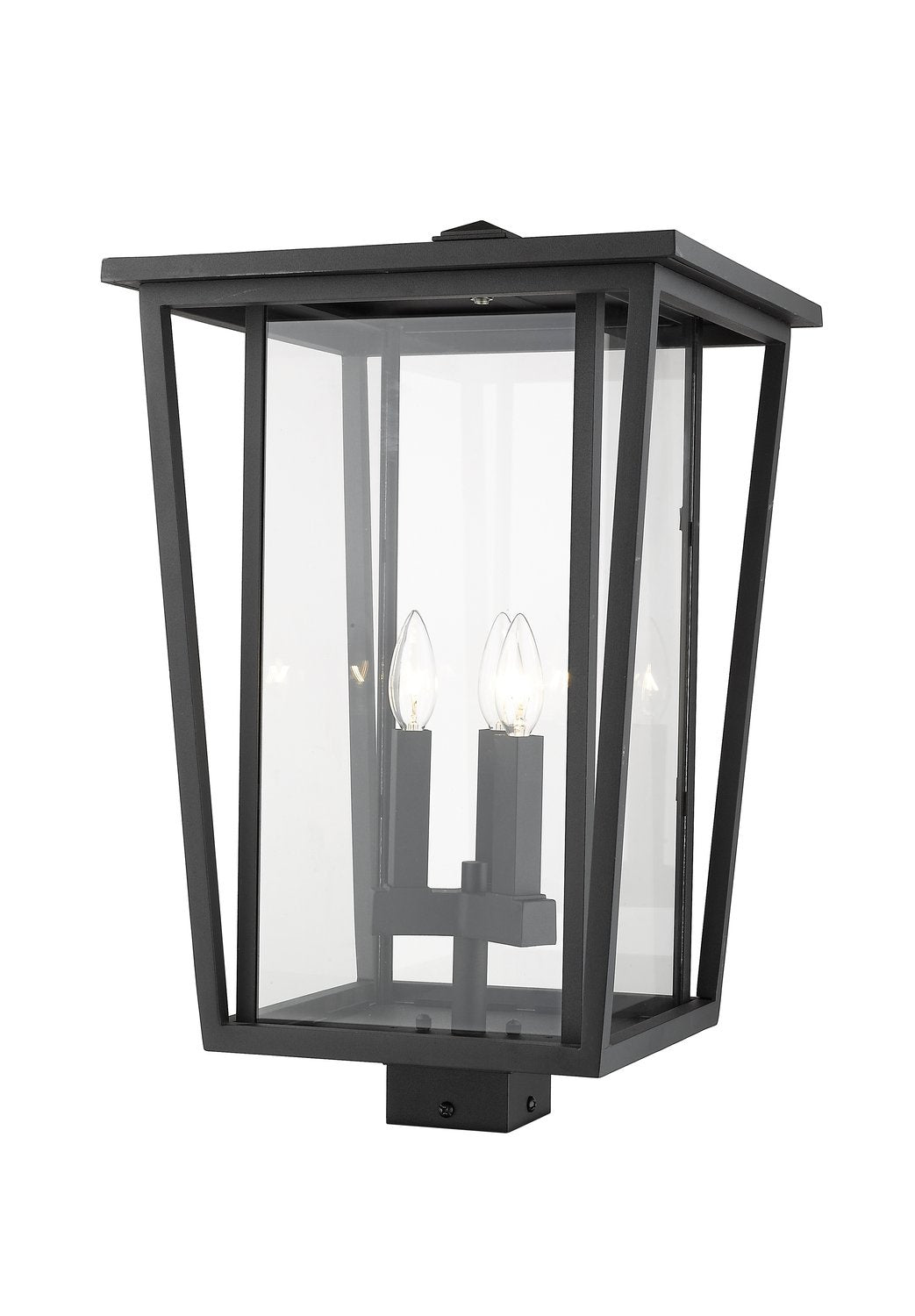 Z-LITE SEOUL OUTDOOR POST MOUNT FIXTURE | 571PHXLS-BK - Post