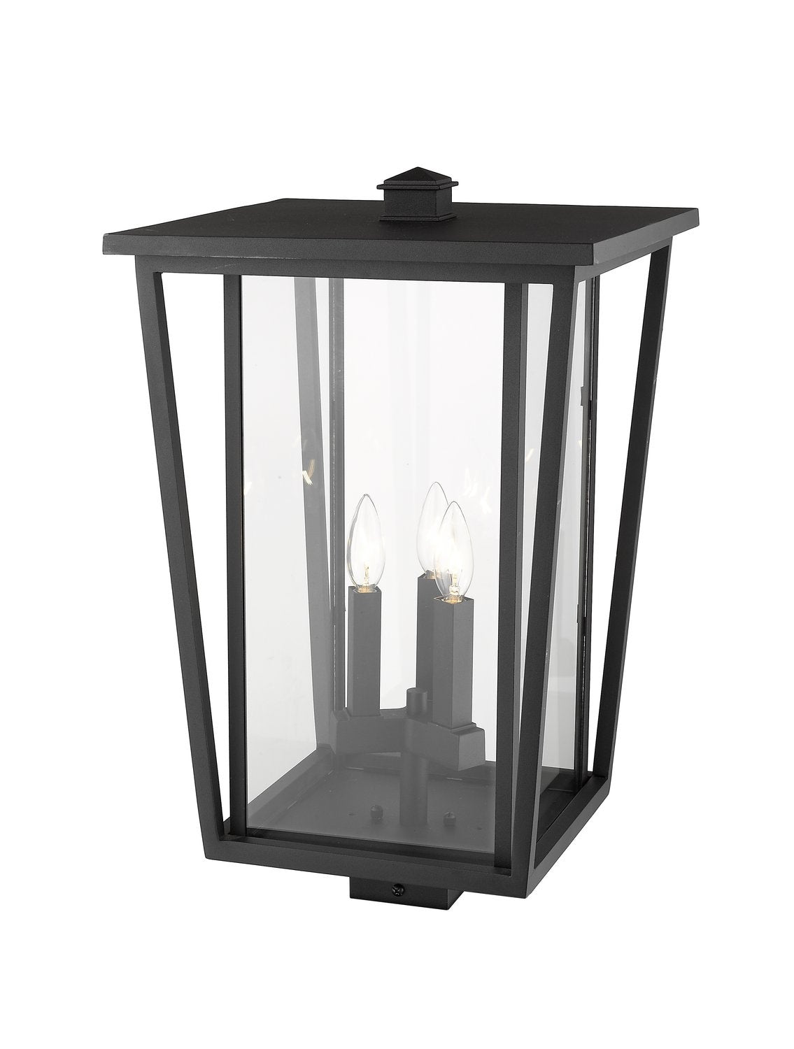 Z-LITE SEOUL OUTDOOR POST MOUNT FIXTURE | 571PHXLS-BK - Post