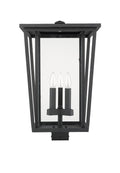 Z-LITE SEOUL OUTDOOR POST MOUNT FIXTURE | 571PHXLS-BK - Post