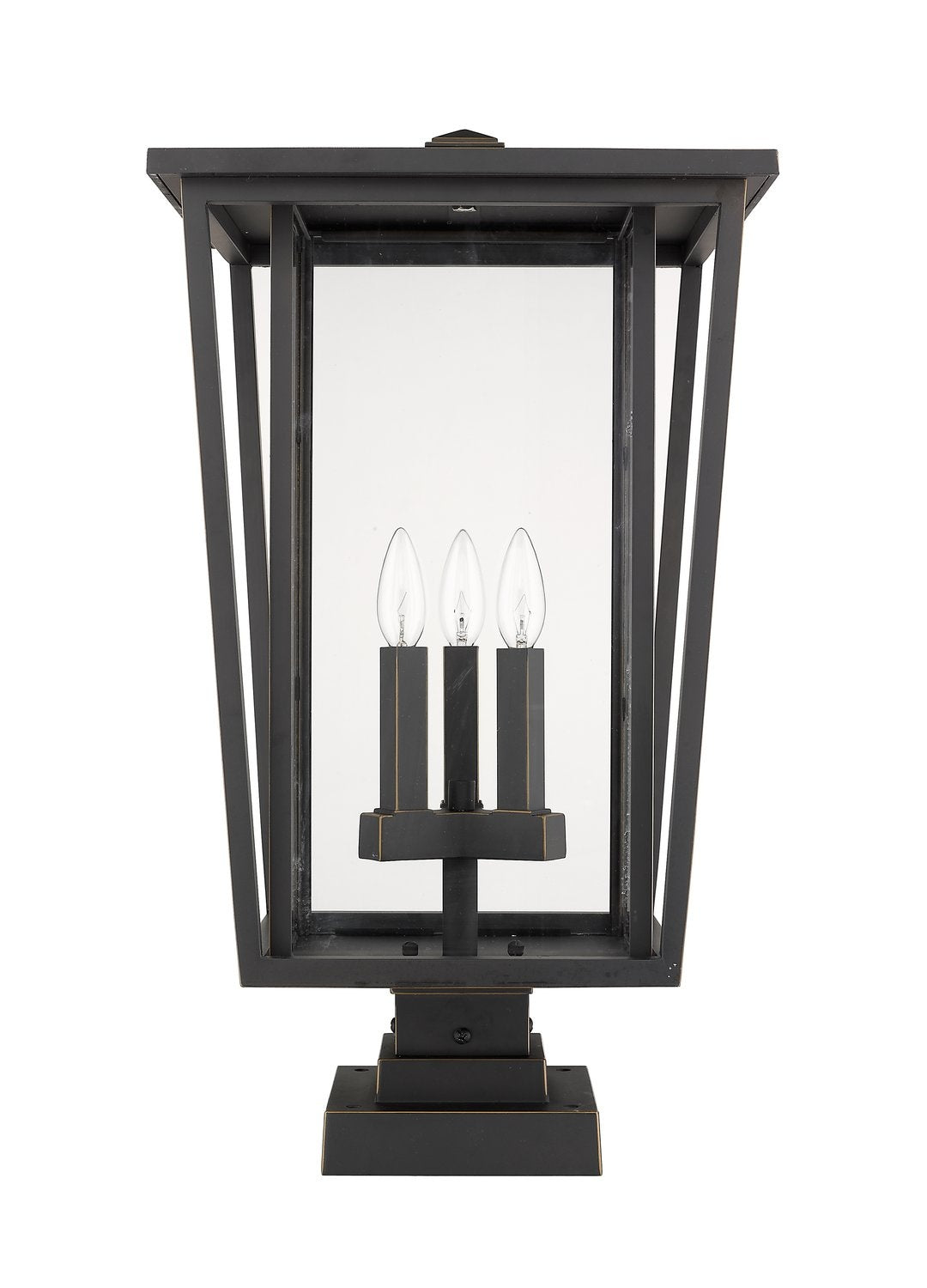 Z-LITE SEOUL OUTDOOR PIER MOUNTED FIXTURE | 571PHXLS-SQPM-ORB