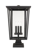 Z-LITE SEOUL OUTDOOR PIER MOUNTED FIXTURE | 571PHXLS-SQPM-ORB - Post