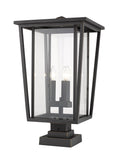 Z-LITE SEOUL OUTDOOR PIER MOUNTED FIXTURE | 571PHXLS-SQPM-ORB