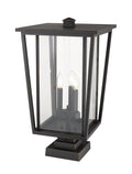 Z-LITE SEOUL OUTDOOR PIER MOUNTED FIXTURE | 571PHXLS-SQPM-ORB