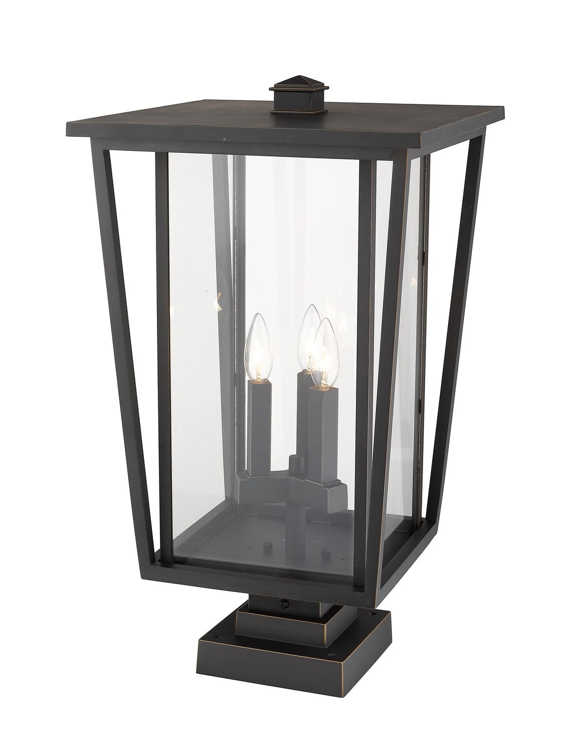 Z-LITE SEOUL OUTDOOR PIER MOUNTED FIXTURE | 571PHXLS-SQPM-ORB
