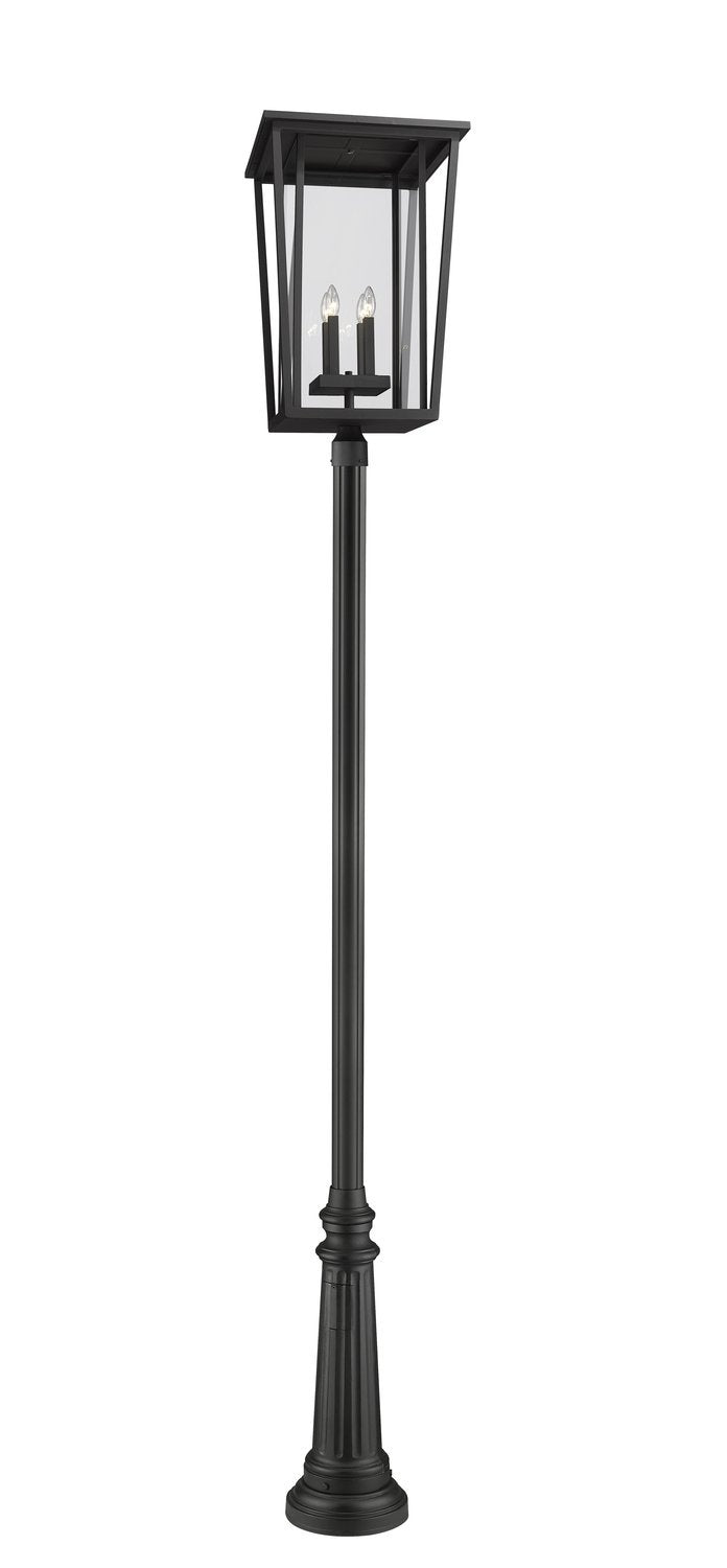 Z-LITE SEOUL OUTDOOR POST MOUNTED FIXTURE | 571PHXXLR-511P-BK - Post