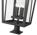 Z-LITE SEOUL OUTDOOR PIER MOUNTED FIXTURE | 571PHXXLR-533PM-BK - Post
