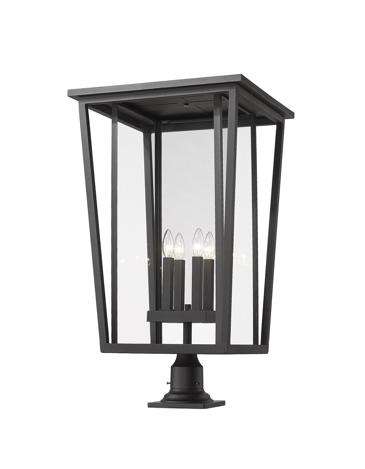 Z-LITE SEOUL OUTDOOR PIER MOUNTED FIXTURE | 571PHXXLR-533PM-BK
