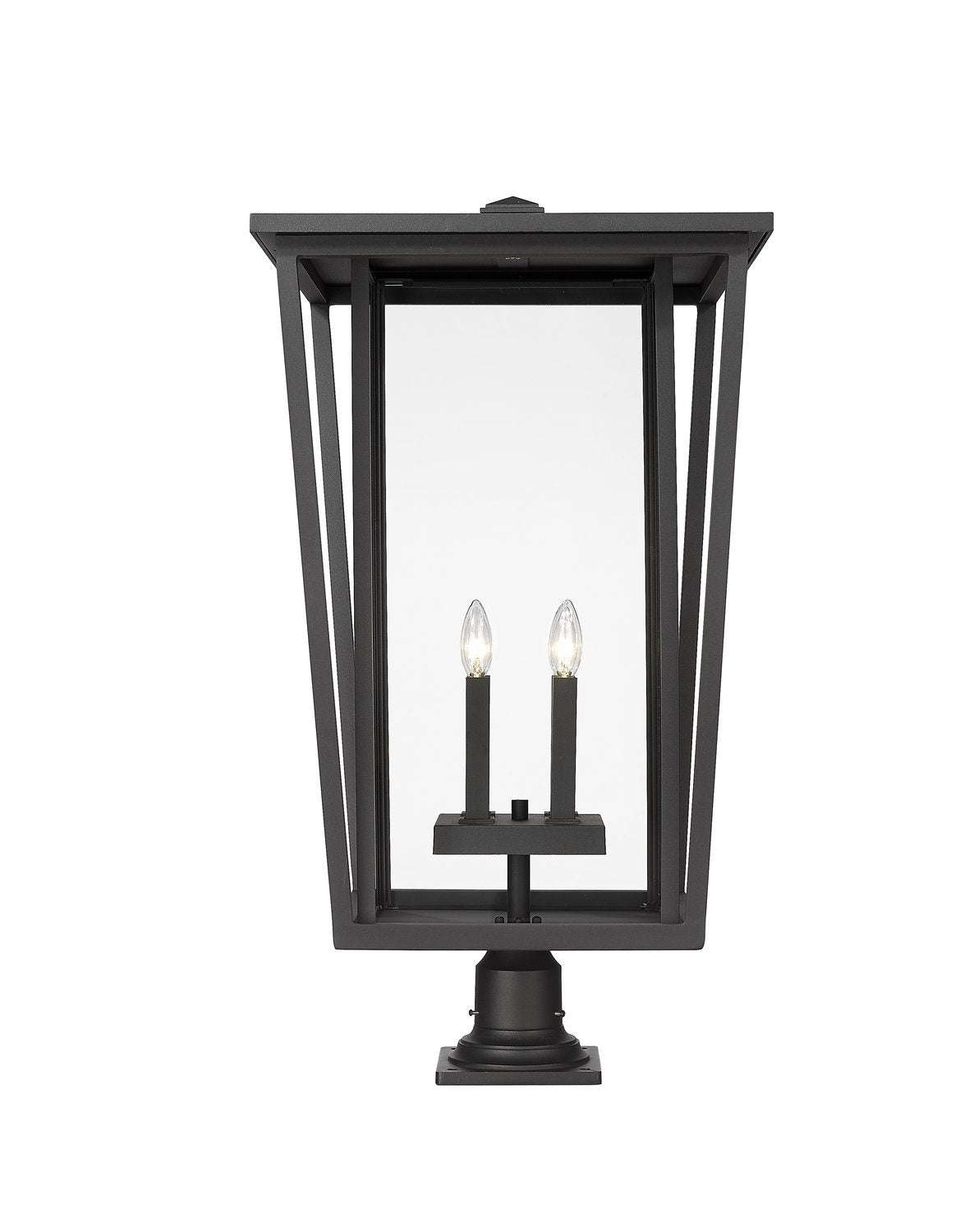 Z-LITE SEOUL OUTDOOR PIER MOUNTED FIXTURE | 571PHXXLR-533PM-BK