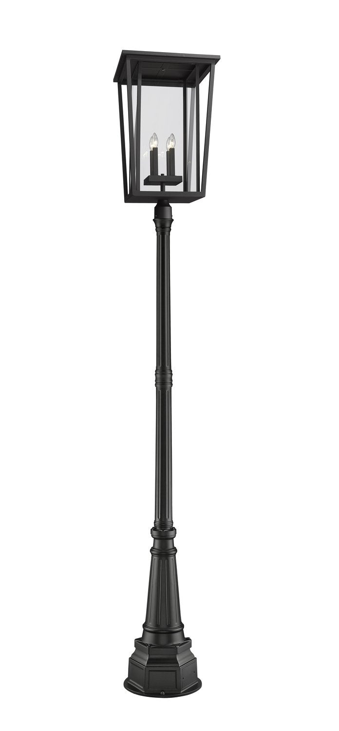 Z-LITE SEOUL OUTDOOR POST MOUNTED FIXTURE | 571PHXXLR-564P-BK - Post