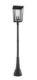 Z-LITE SEOUL OUTDOOR POST MOUNTED FIXTURE | 571PHXXLR-564P-BK - Post