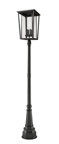Z-LITE SEOUL OUTDOOR POST MOUNTED FIXTURE | 571PHXXLR-564P-BK - Post