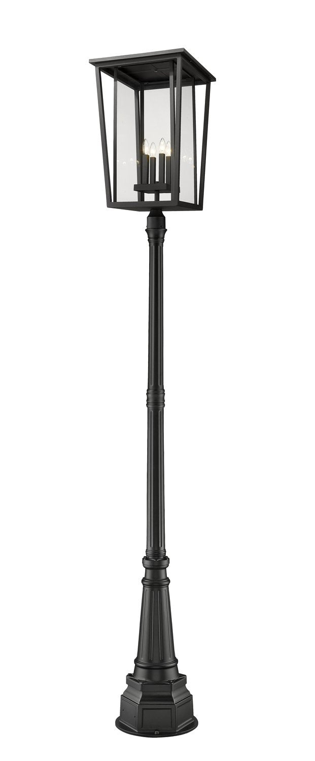Z-LITE SEOUL OUTDOOR POST MOUNTED FIXTURE | 571PHXXLR-564P-BK - Post