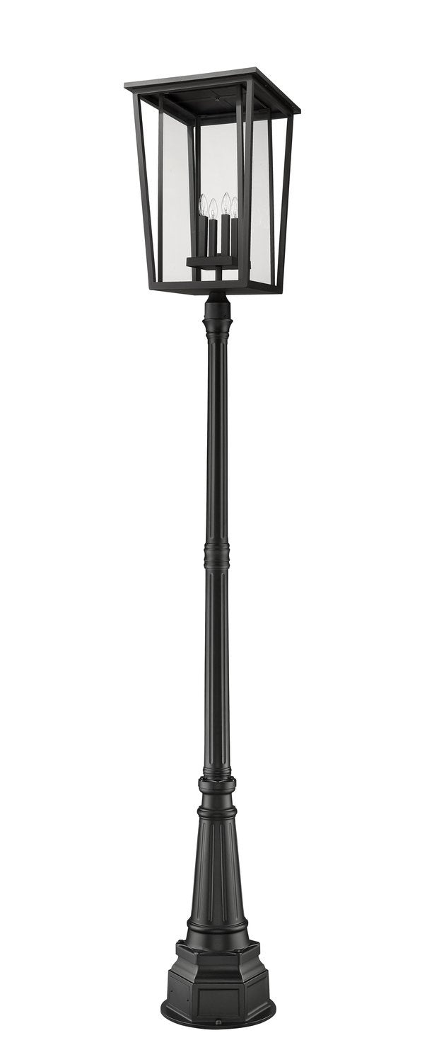 Z-LITE SEOUL OUTDOOR POST MOUNTED FIXTURE | 571PHXXLR-564P-BK - Post
