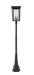 Z-LITE SEOUL OUTDOOR POST MOUNTED FIXTURE | 571PHXXLR-564P-BK - Post
