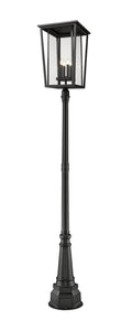 Z-LITE SEOUL OUTDOOR POST MOUNTED FIXTURE | 571PHXXLR-564P-BK - Post