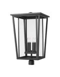 Z-LITE SEOUL OUTDOOR POST MOUNT FIXTURE | 571PHXXLR-BK - Post