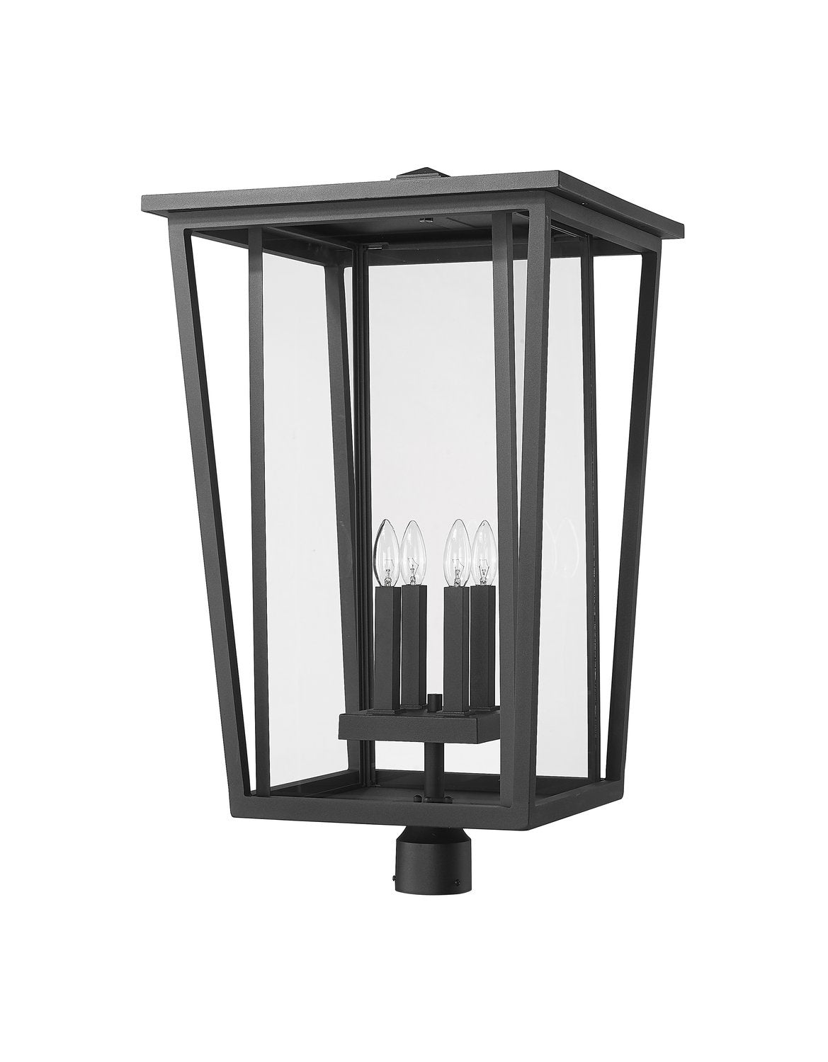 Z-LITE SEOUL OUTDOOR POST MOUNT FIXTURE | 571PHXXLR-BK - Post