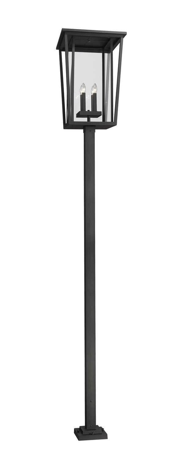 Z-LITE SEOUL OUTDOOR POST MOUNTED FIXTURE | 571PHXXLS-536P-BK - Post