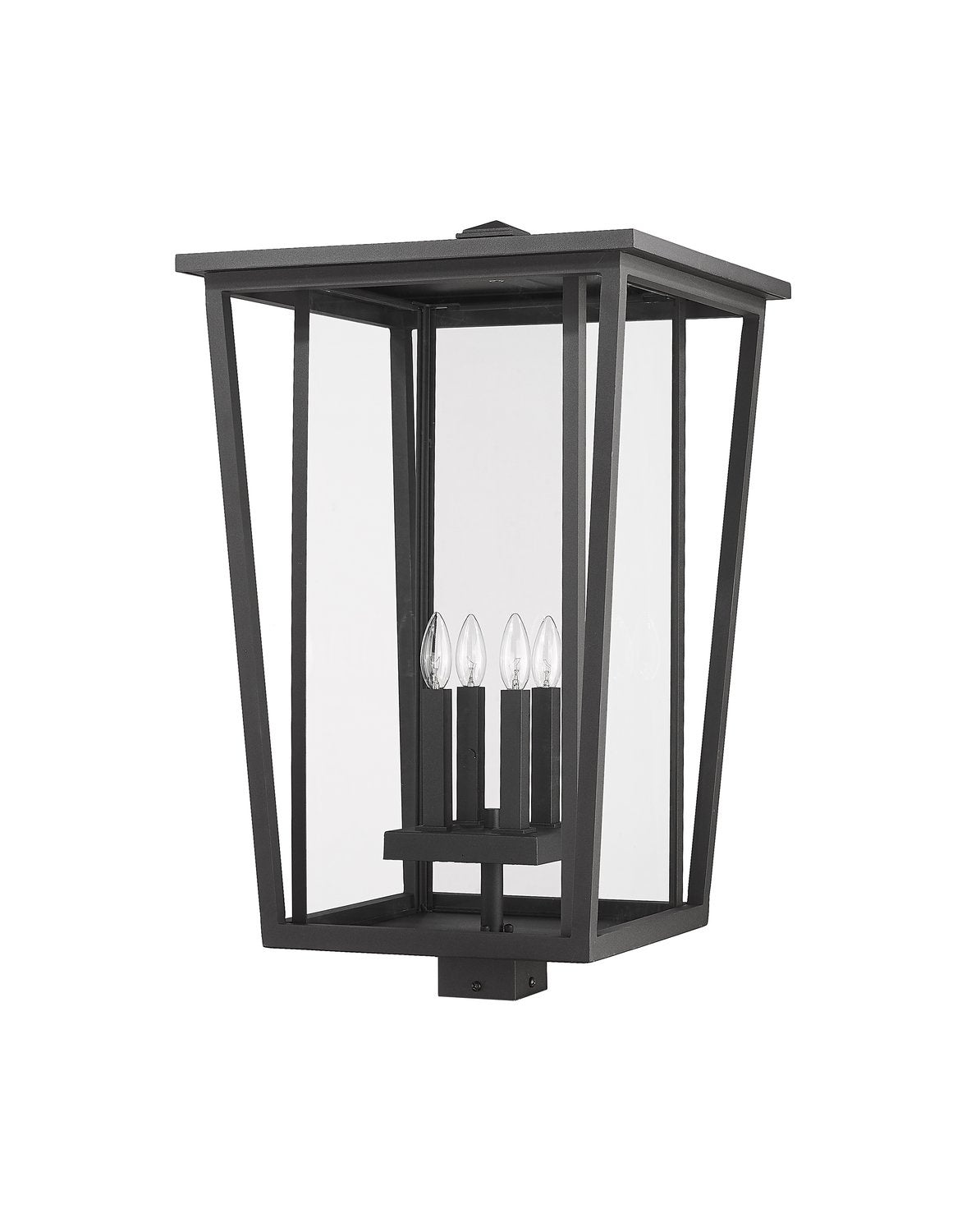 Z-LITE SEOUL OUTDOOR POST MOUNT FIXTURE | 571PHXXLS-BK - Post